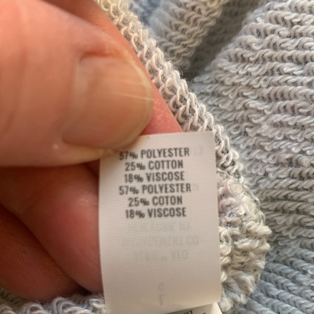 Aerie sz L camouflage 3/4 zip raw hem pullover - Picture 5 of 6